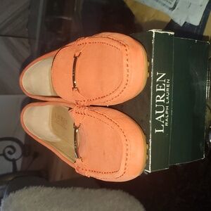 Lauren Ralph Lauren Women's Bright Orange Flats